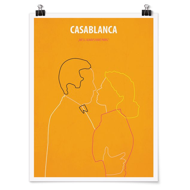 Quadros famosos Film Poster Casablanca