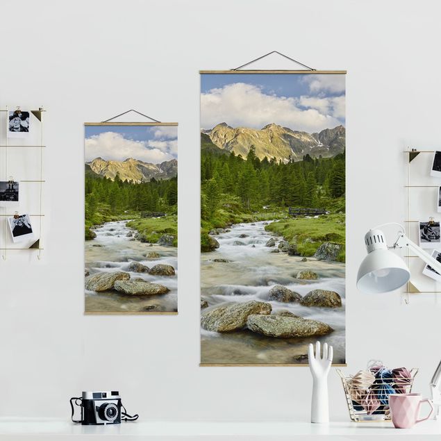 quadros modernos para quarto de casal Debanttal Hohe Tauern National Park