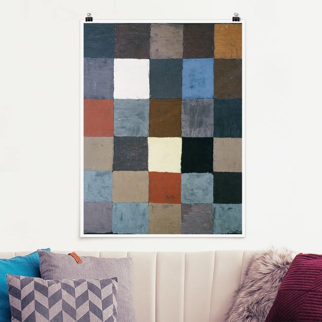 decoraçoes cozinha Paul Klee - Color Chart (on Gray)