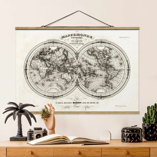 decoraçoes cozinha World Map - French Map Of The Cap Region Of 1848