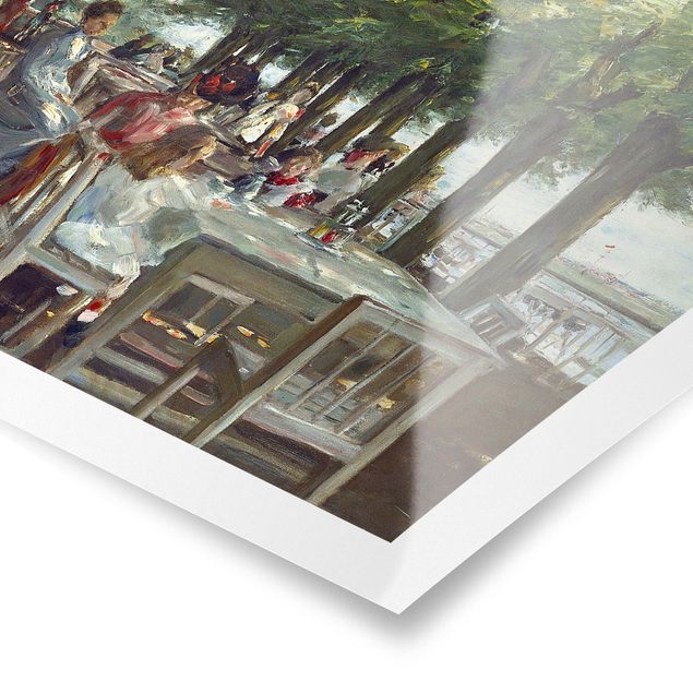 Posters quadros famosos Max Liebermann - The Restaurant Terrace Jacob