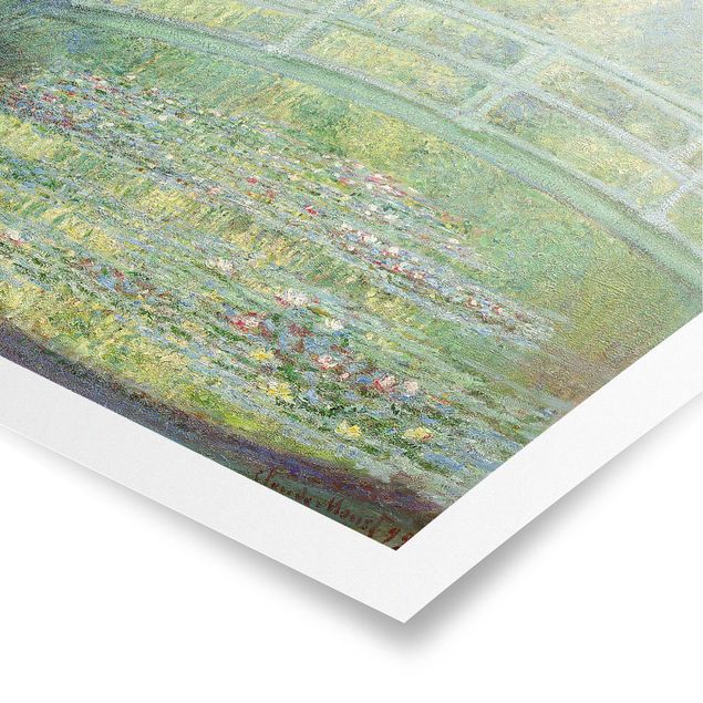 quadro com paisagens Claude Monet - Japanese Bridge
