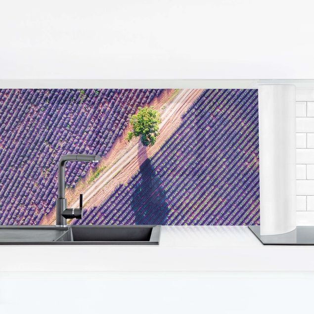 Matteo Colombo Kunstdrucke Top View Of Lavender Field