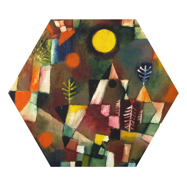 Quadros modernos Paul Klee - The Full Moon