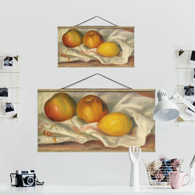 Quadros natureza-morta Auguste Renoir - Two Apples And A Lemon