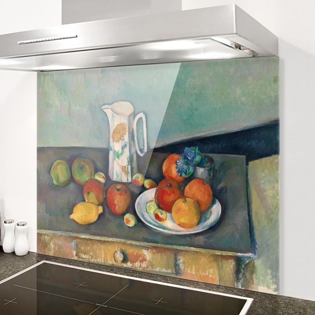 decoraçao para parede de cozinha Paul Cézanne - Still Life Milk Jug