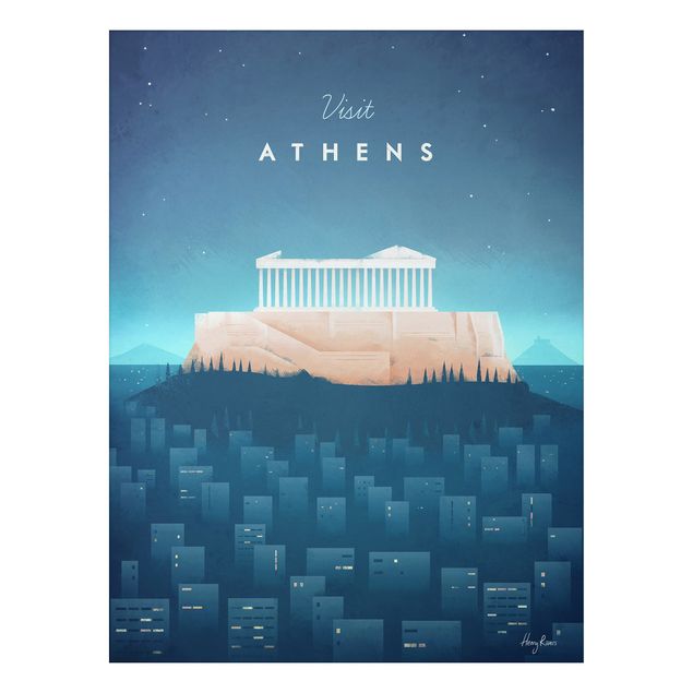Quadros cidades Travel Poster - Athens