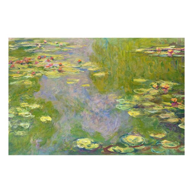 Painel anti-salpicos de cozinha flores Claude Monet - Green Water Lilies