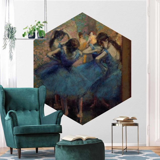 Quadros por movimento artístico Edgar Degas - Blue Dancers