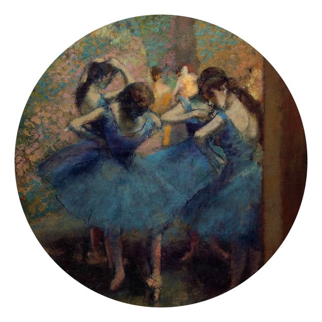 papel de parede para quarto de casal moderno Edgar Degas - Blue Dancers
