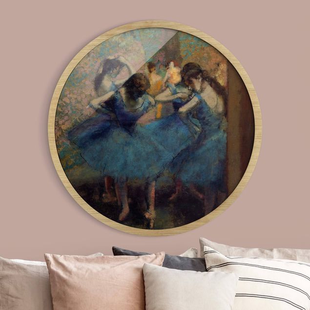 Quadros movimento artístico Impressionismo Edgar Degas - Blue Dancers