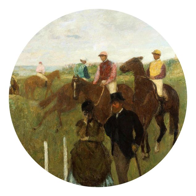 Quadros por movimento artístico Edgar Degas - Jockeys On Race Track