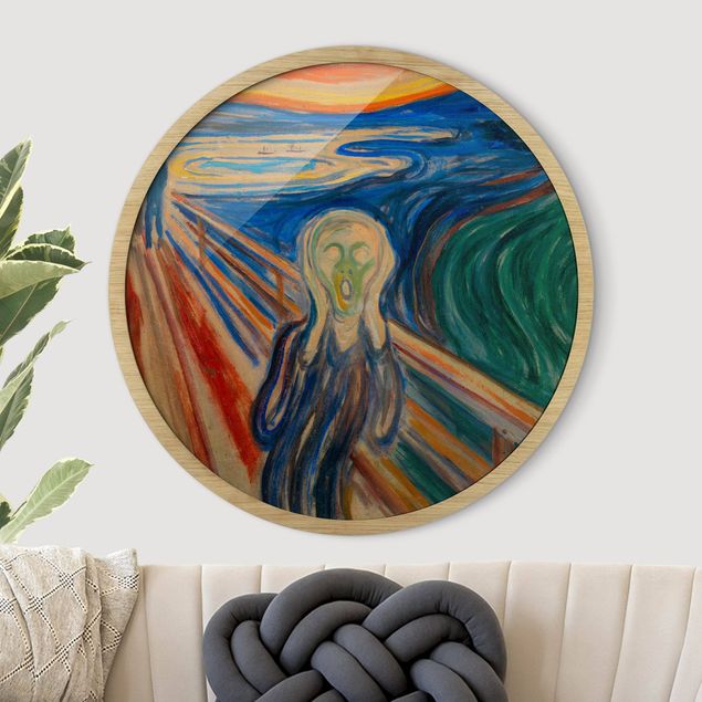 Quadros movimento artístico Expressionismo Edvard Munch - The Scream