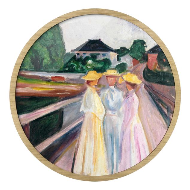 Quadros famosos Edvard Munch - Three Girls