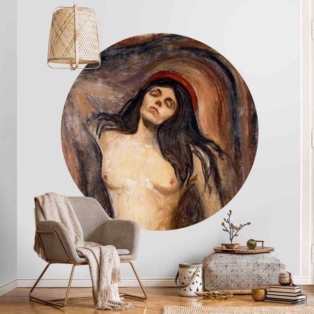 Quadros movimento artístico Expressionismo Edvard Munch - Madonna