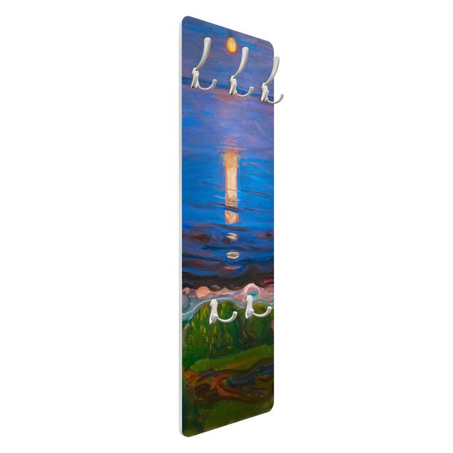 Cabides de parede paisagens Edvard Munch - Summer Night By The Beach