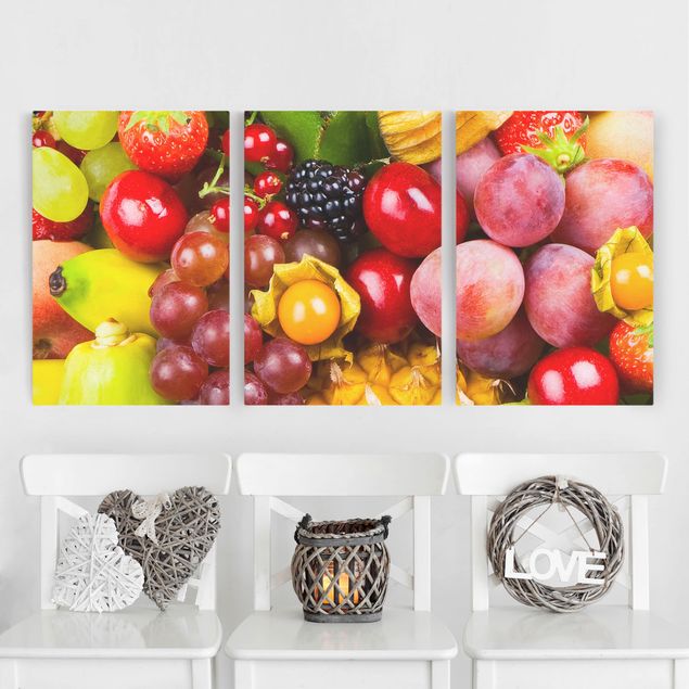 decoraçoes cozinha Colourful Exotic Fruits