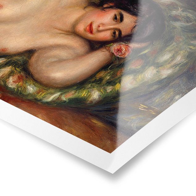 Quadros retratos Auguste Renoir - Lying female Nude (Gabrielle)