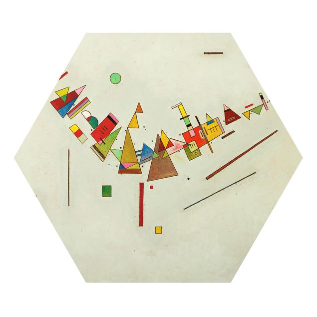 Quadros abstratos Wassily Kandinsky - Angular Swing