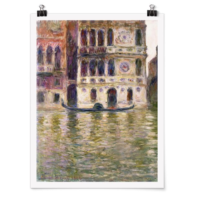 Posters quadros famosos Claude Monet - The Palazzo Dario
