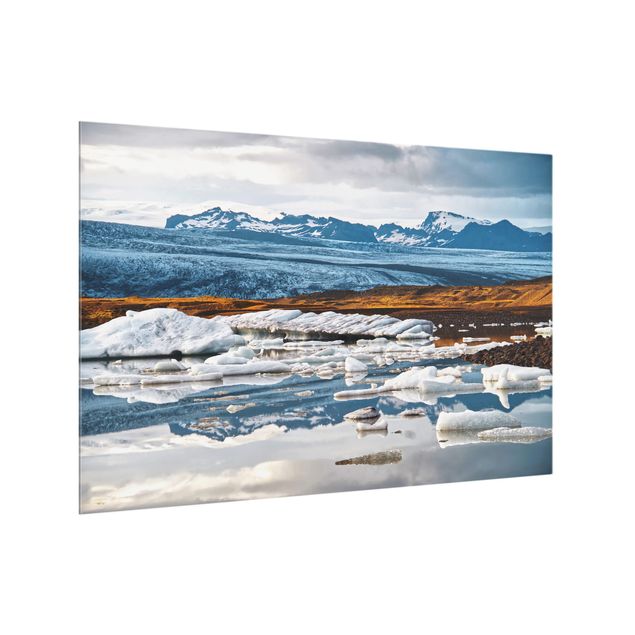 Painel anti-salpicos de cozinha Glacier Lagoon