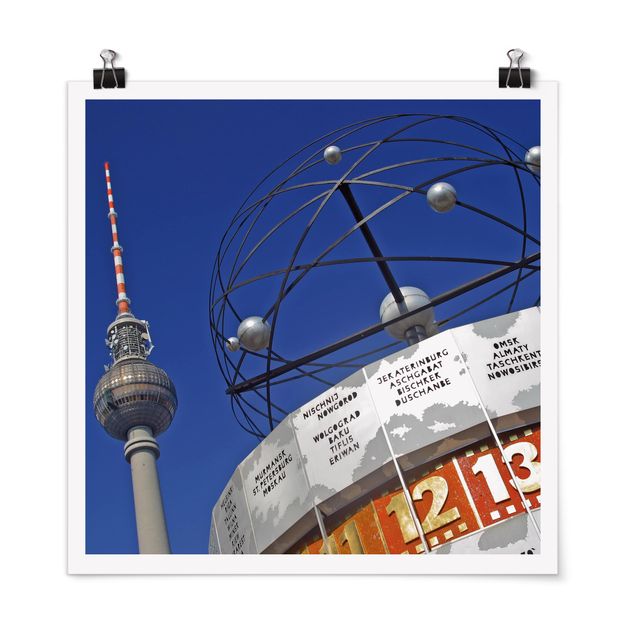 Posters cidades e paisagens urbanas Berlin Alexanderplatz