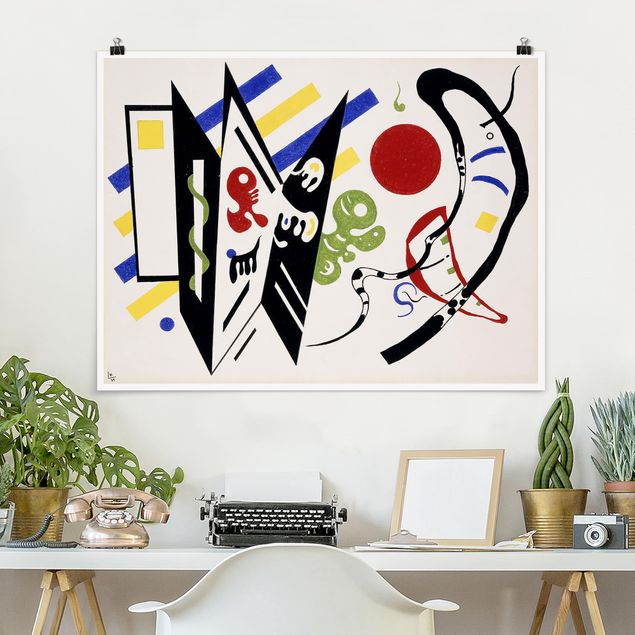Quadros movimento artístico Expressionismo Wassily Kandinsky - Reciproque
