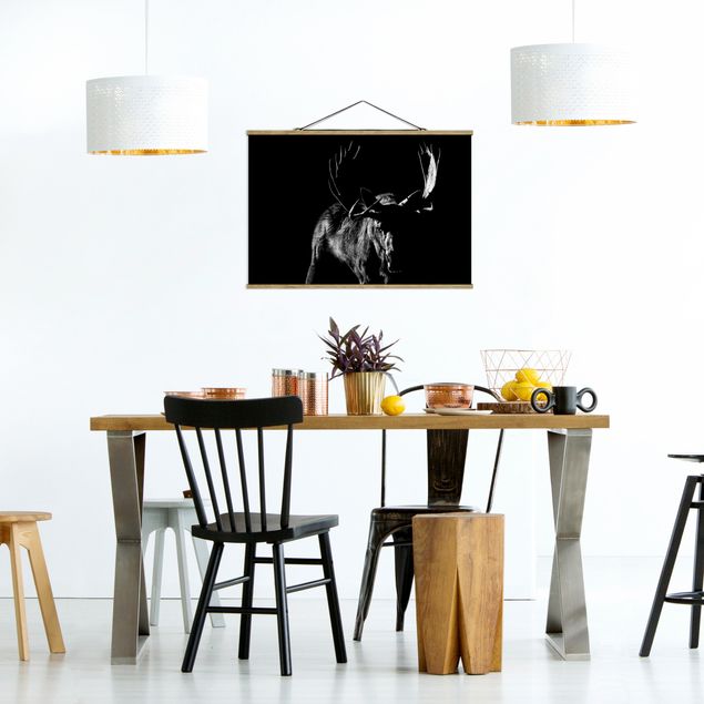 quadros decorativos para sala modernos Bull In The Dark