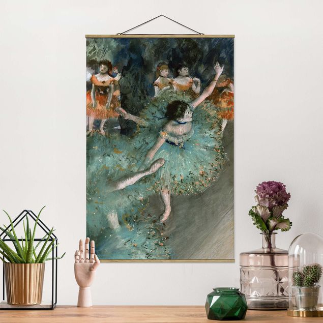 Quadros bailarina Edgar Degas - Dancers in Green