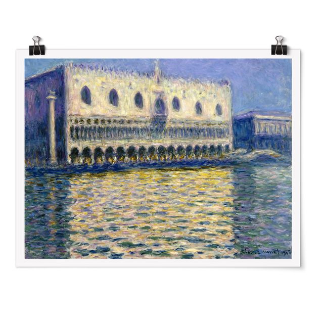 Posters quadros famosos Claude Monet - The Palazzo Ducale