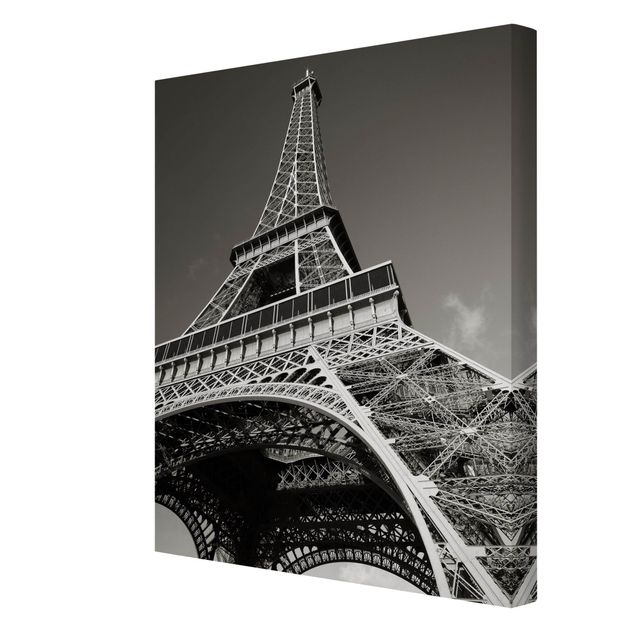 quadros preto e branco para decoração Eiffel Tower