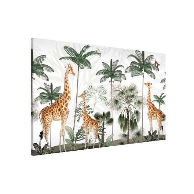 decoração para quartos infantis Eleganz der Giraffen im Dschungel