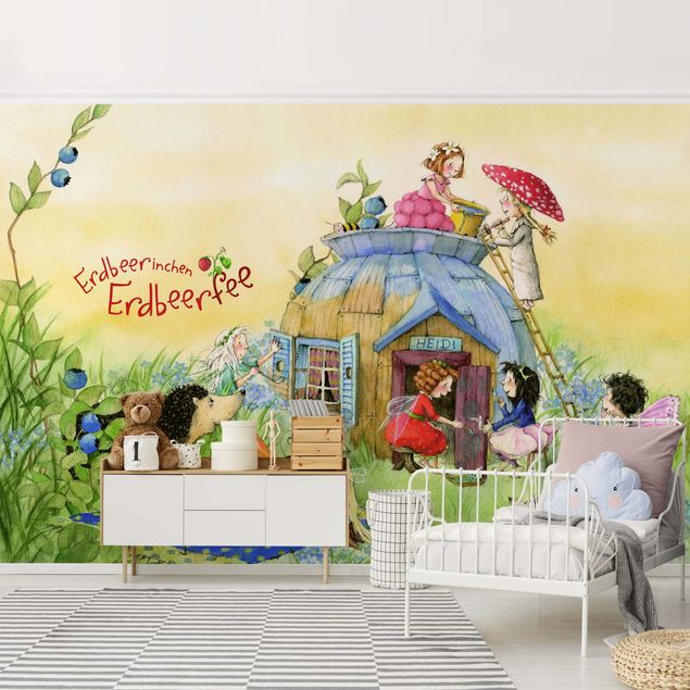mural para parede Little Strawberry Strawberry Fairy - At Heidi's