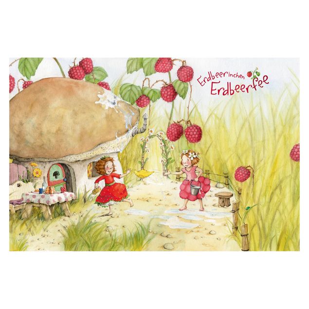 Mural de parede Little Strawberry Strawberry Fairy - Under The Raspberry Bush