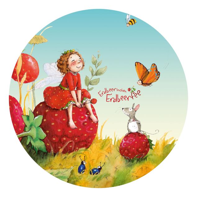 Papel de parede animais Little Strawberry Strawberry Fairy - Enchanting