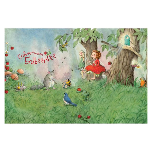 Mural de parede Little Strawberry Strawberry Fairy - Making Music Together