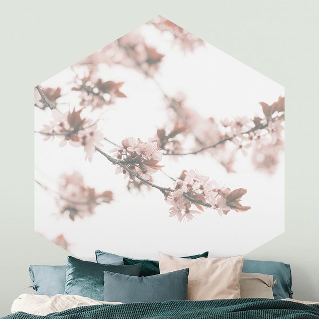 papel de parede floral vintage Memories of Spring