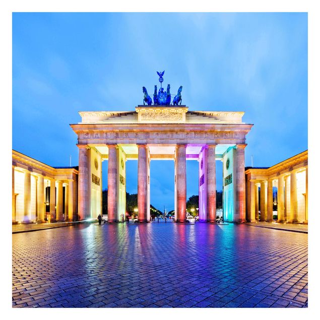 Mural de parede Illuminated Brandenburg Gate