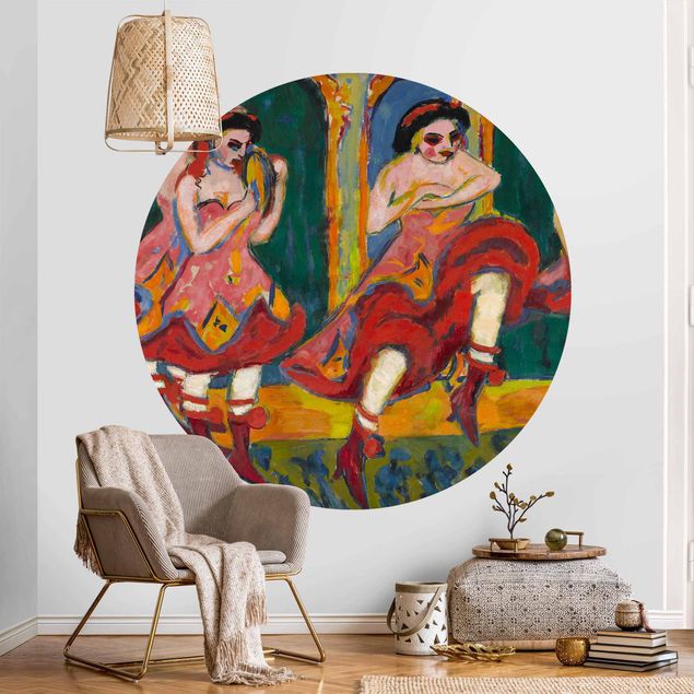 decoraçao para parede de cozinha Ernst Ludwig Kirchner - Czardas Dancers