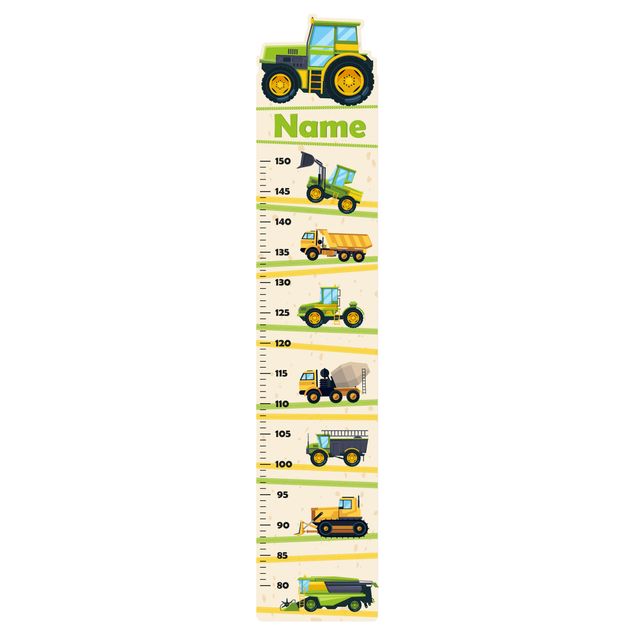 decoração para quartos infantis Harvester Tractor and Co. with custom name