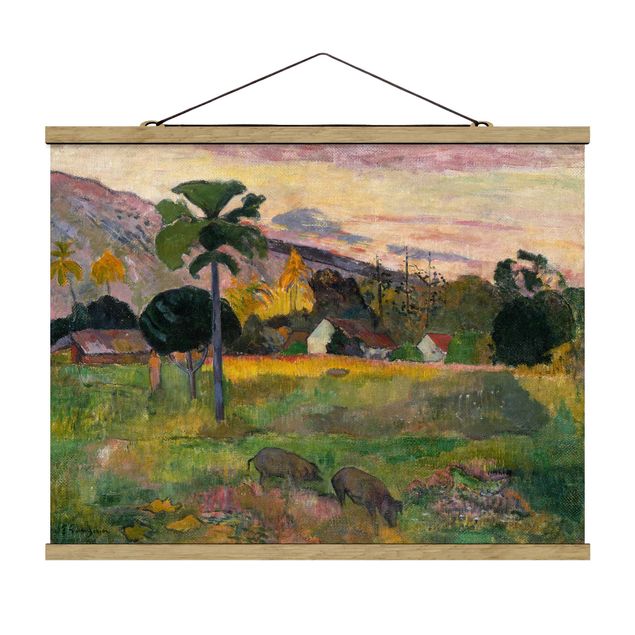 quadro com paisagens Paul Gauguin - Haere Mai (Come Here)