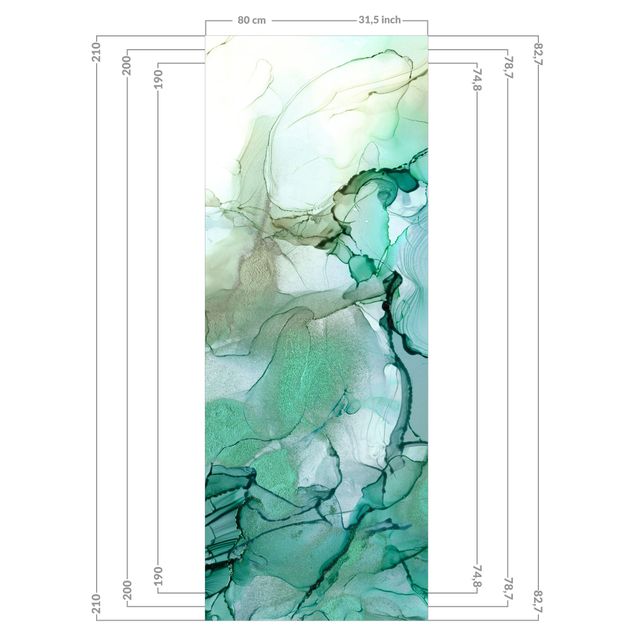 Revestimento de parede para duche Emerald-Coloured Storm