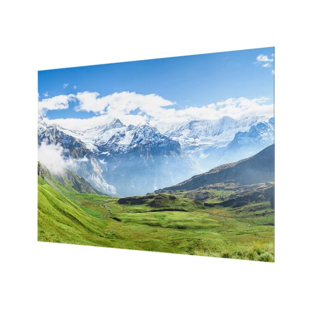 Painel anti-salpicos de cozinha Swiss Alpine Panorama