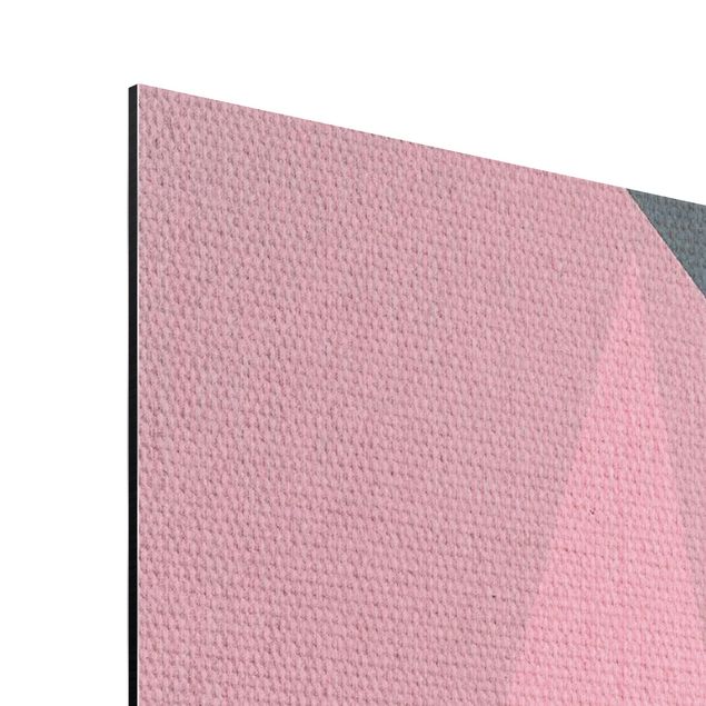 Quadros decorativos Pink Transparency Geometry