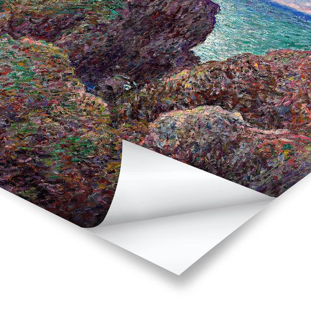 quadros sobre o mar Claude Monet - Group of Rocks at Port-Goulphar