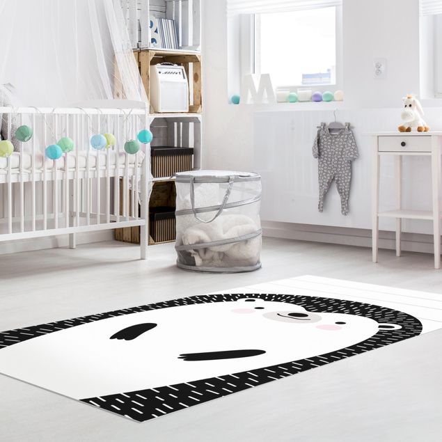 decoração quarto bebé Zoo With Patterns - Hedgehog