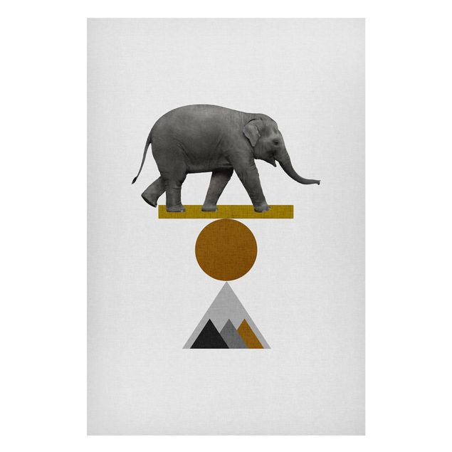 Quadros elefantes Art Of Balance Elephant