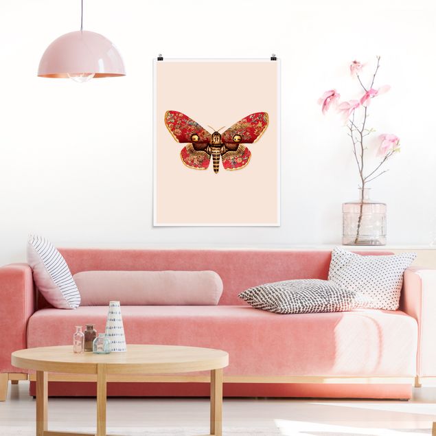 Posters quadros famosos Vintage Moth