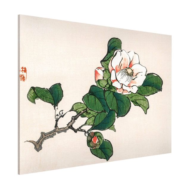 decoraçoes cozinha Asian Vintage Drawing Apple Blossom