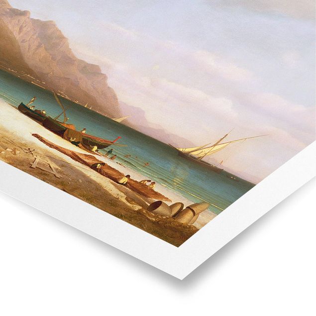 quadro com paisagens Albert Bierstadt - Bay of Salerno